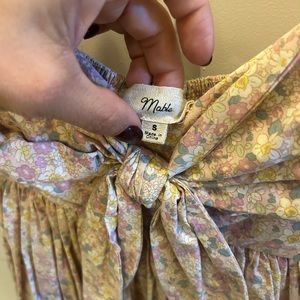 Mable off the shoulder floral babydoll dress